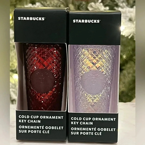 2022 Starbucks, holiday ornaments Berry and Silver - Picture 5 of 5
